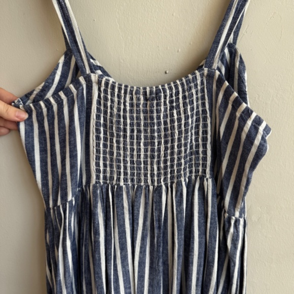 JOE FRESH Linen Striped Dress - Size S - Picture 4 of 6